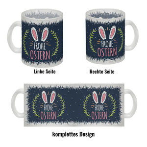 Kaffeebecher mit Spruch: Frohe Ostern