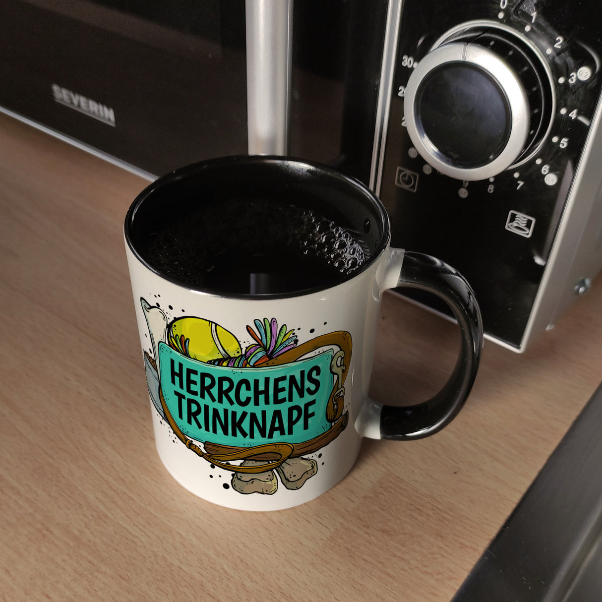 Herrchens Trinknapf Kaffeebecher