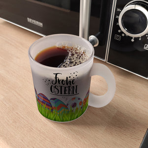 Kaffeebecher mit Spruch: Frohe Ostern