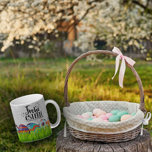 Kaffeebecher mit Spruch: Frohe Ostern