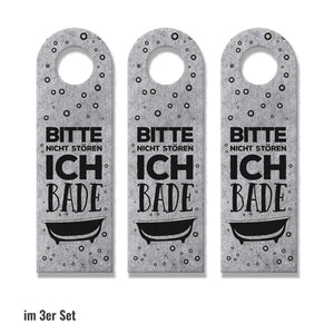 Bitte nicht stören, ich bade - Komm rein Türhänger