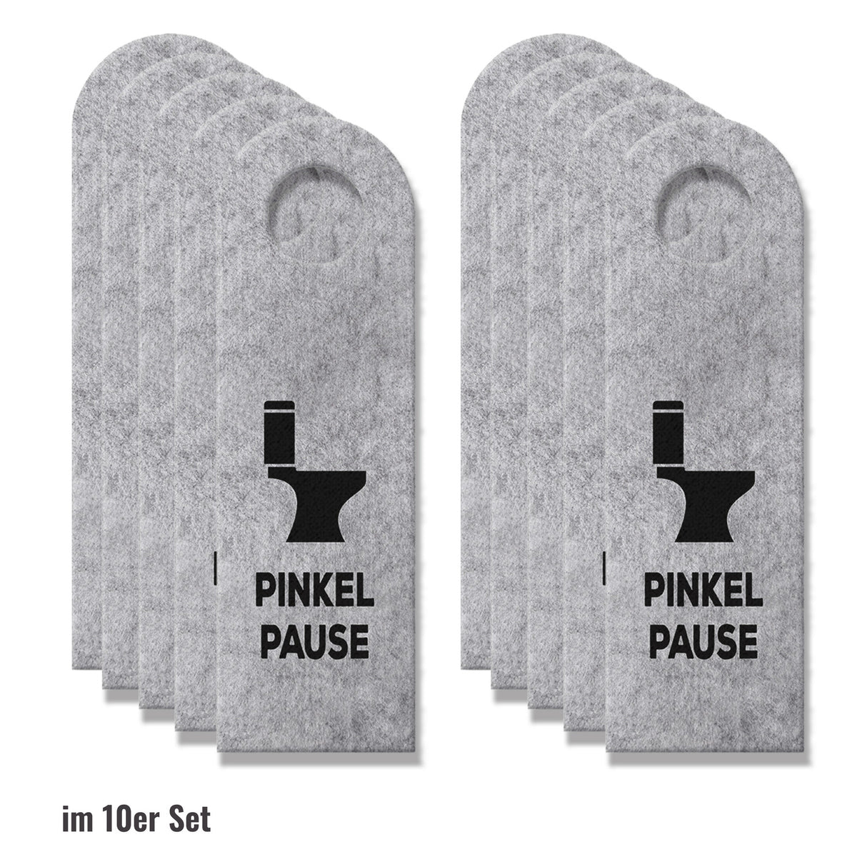 Toiletten Türhänger mit Klo Motiv und Spruch: Pinkelpause