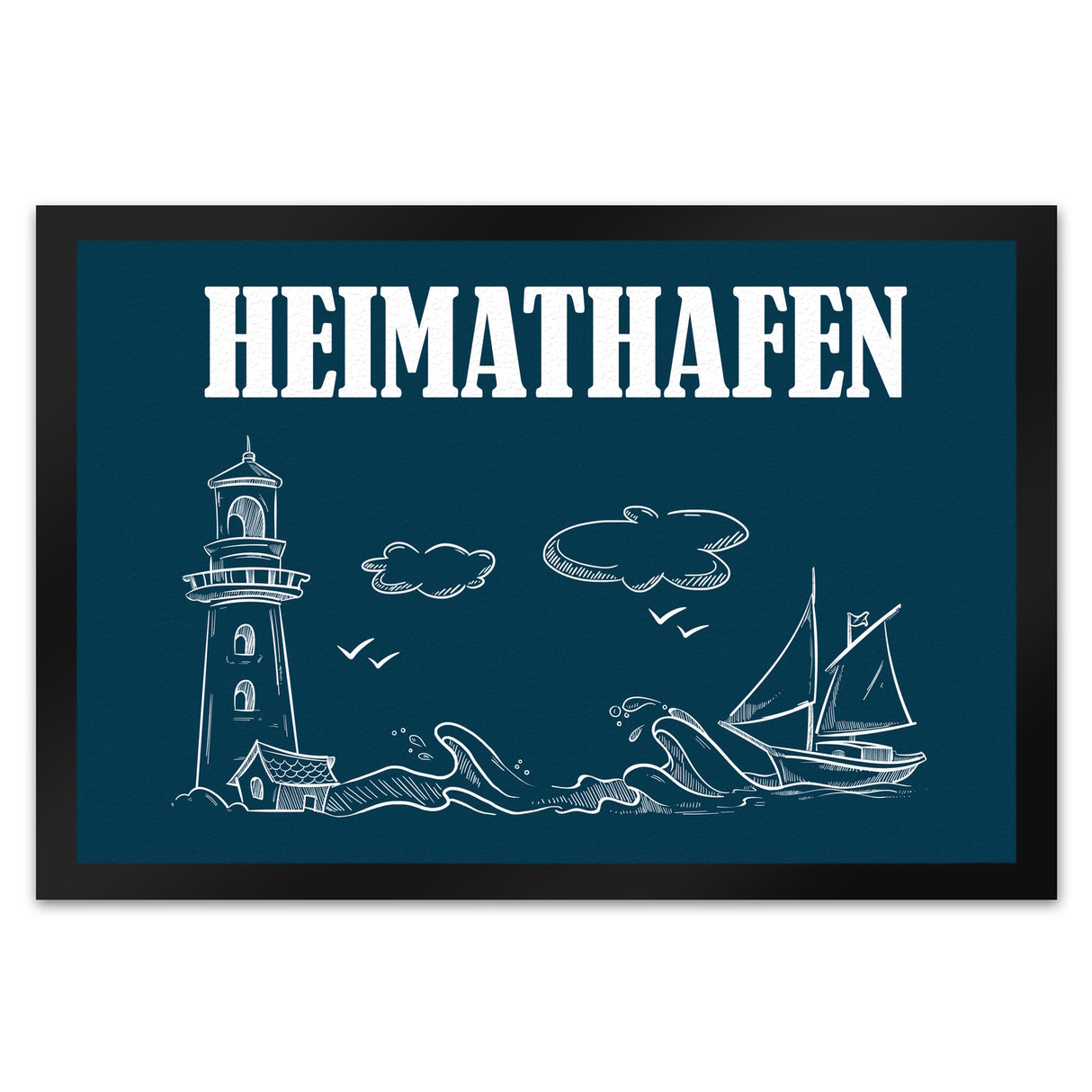 Heimathafen Leuchtturm Fußmatte