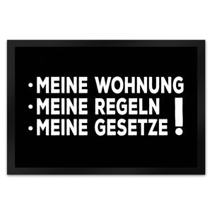 Meine Wohnung, meine Regeln, meine Gesetze Fußmatte