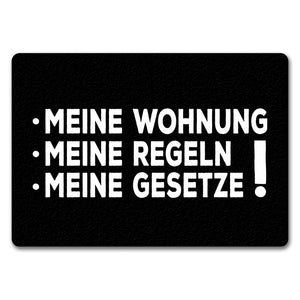 Meine Wohnung, meine Regeln, meine Gesetze Fußmatte