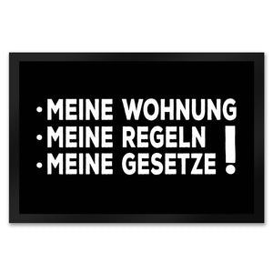 Meine Wohnung, meine Regeln, meine Gesetze Fußmatte