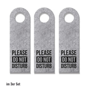 Please do not disturb oder Clean up my room Türhänger mit Balken