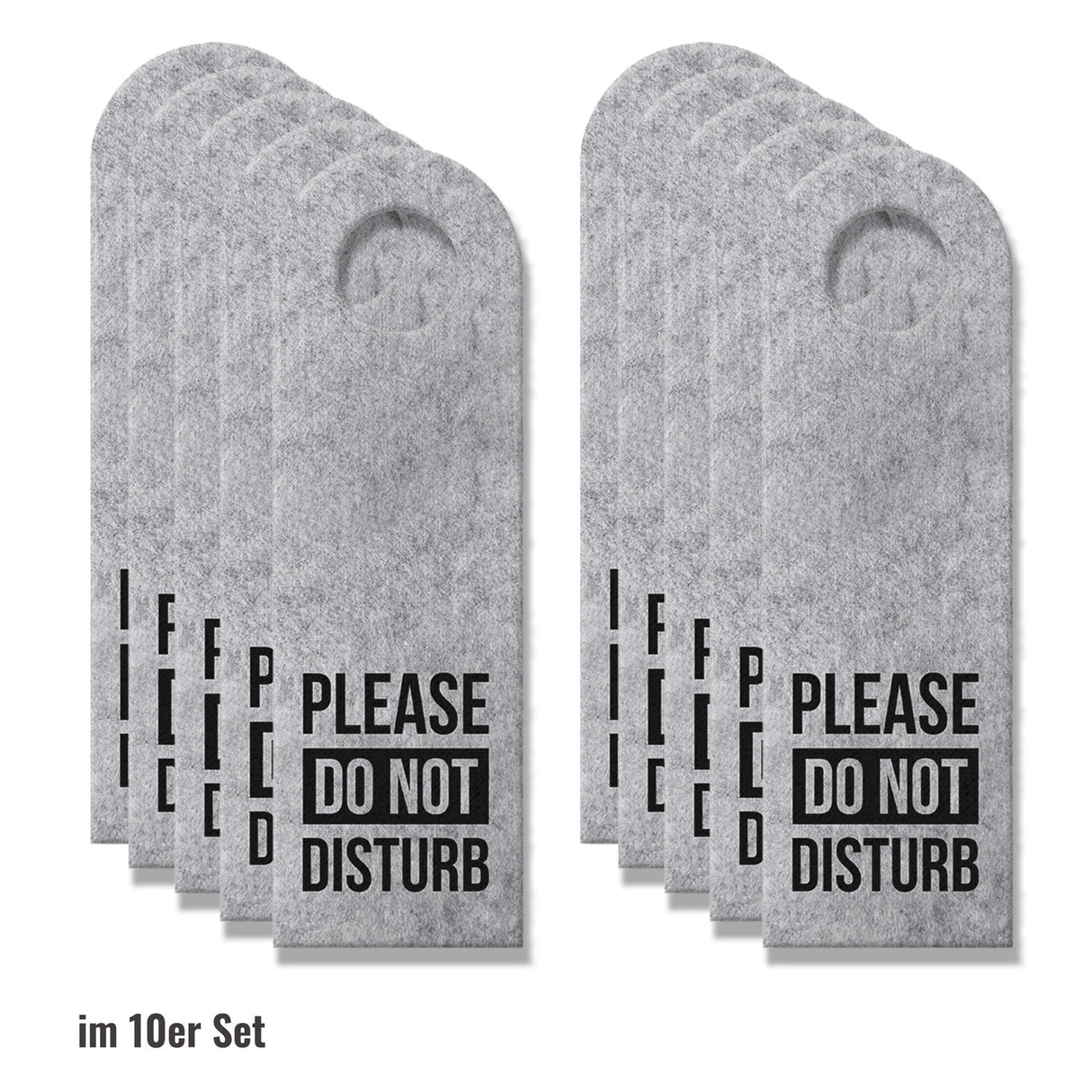 Please do not disturb oder Clean up my room Türhänger mit Balken