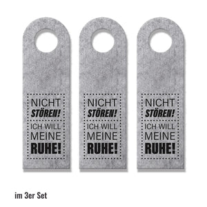 Nicht stören! Ich will meine Ruhe! Türhänger
