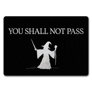 You shall not pass Zauberer Fußmatte