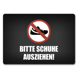Bitte Schuhe ausziehen Fußmatte
