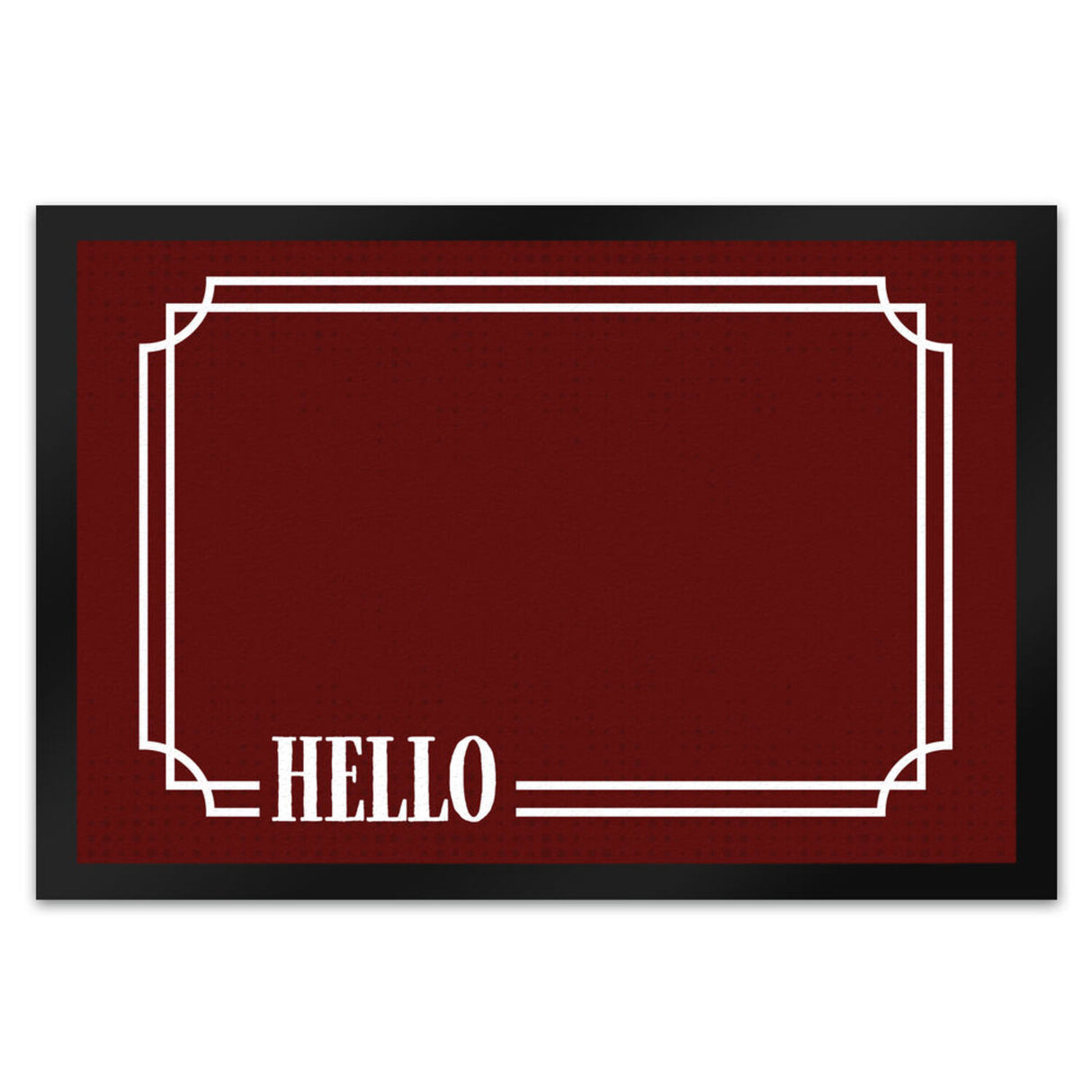 Hello Fußmatte Besuch Gast Gäste Begrüßung Wohnungstüre Türe Zuhause