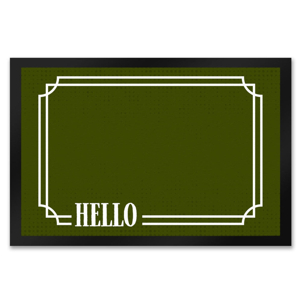 Hello Fußmatte Besuch Gast Gäste Begrüßung Wohnungstüre Türe Zuhause