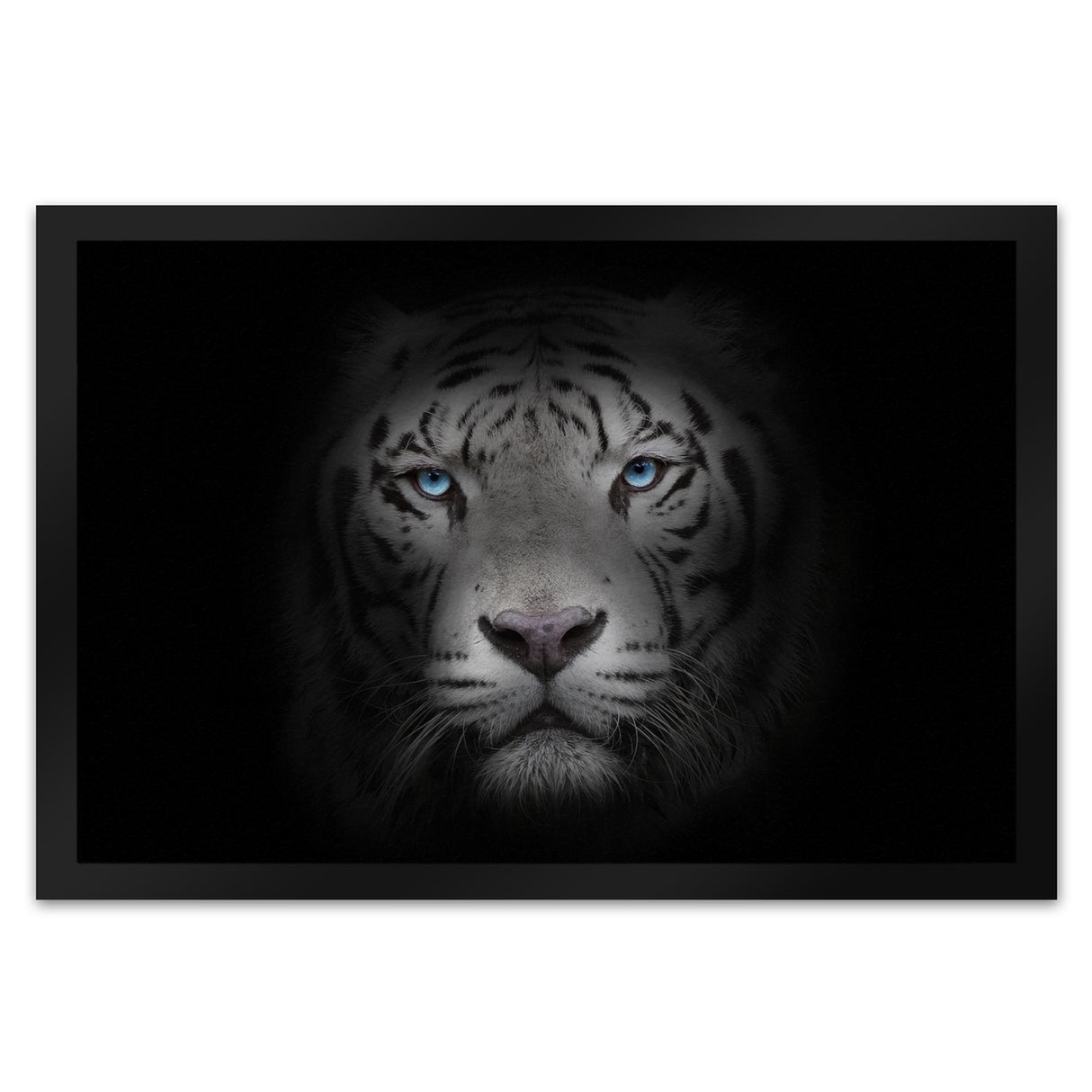 Weißer Tiger Fußmatte