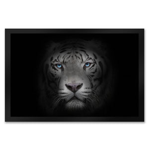 Weißer Tiger Fußmatte