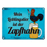 Mein Lieblingstier ist der Zapfhahn Metallschild mit Bier Motiv Bar Kneipe Hahn