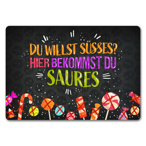 Süßes oder Saures Halloween-Fußmatte Süßigkeiten Nacht Haustüre Kind Kinder süß