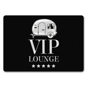 Camper-Lounge Fußmatte mit Wohnwagen Motiv VIP Wohnwagen Wohnmobil Urlaub Gast Gäste