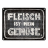 Fleisch ist mein Gemüse Metallschild Wurst Essen Hobby grillen Grill Steak Filet