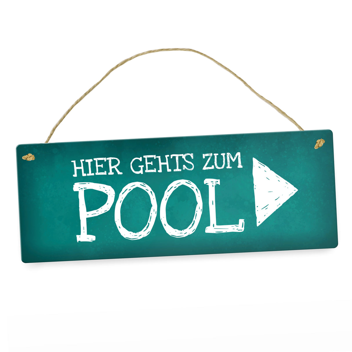 Hier geht’s zum Pool Metallschild Swimmingpool schwimmen tauchen Wasser abkühlen