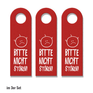 Nicht stören oder Komm rein Türhänger mit Gesichtern Büro Arbeit Geschäft Bürotüre