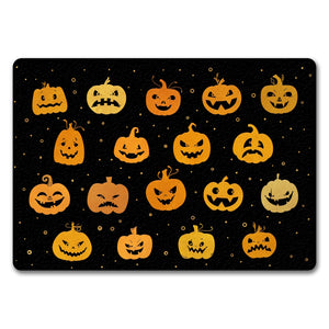 Kürbis Fußmatte Halloween Nacht Angst Schreck Hexe Zombie Blut Kinder