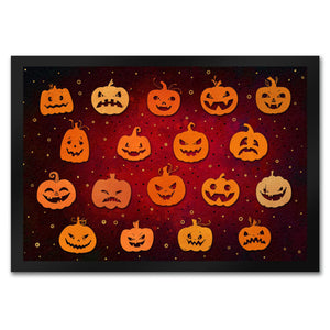 Kürbis Fußmatte Halloween Nacht Angst Schreck Hexe Zombie Blut Kinder