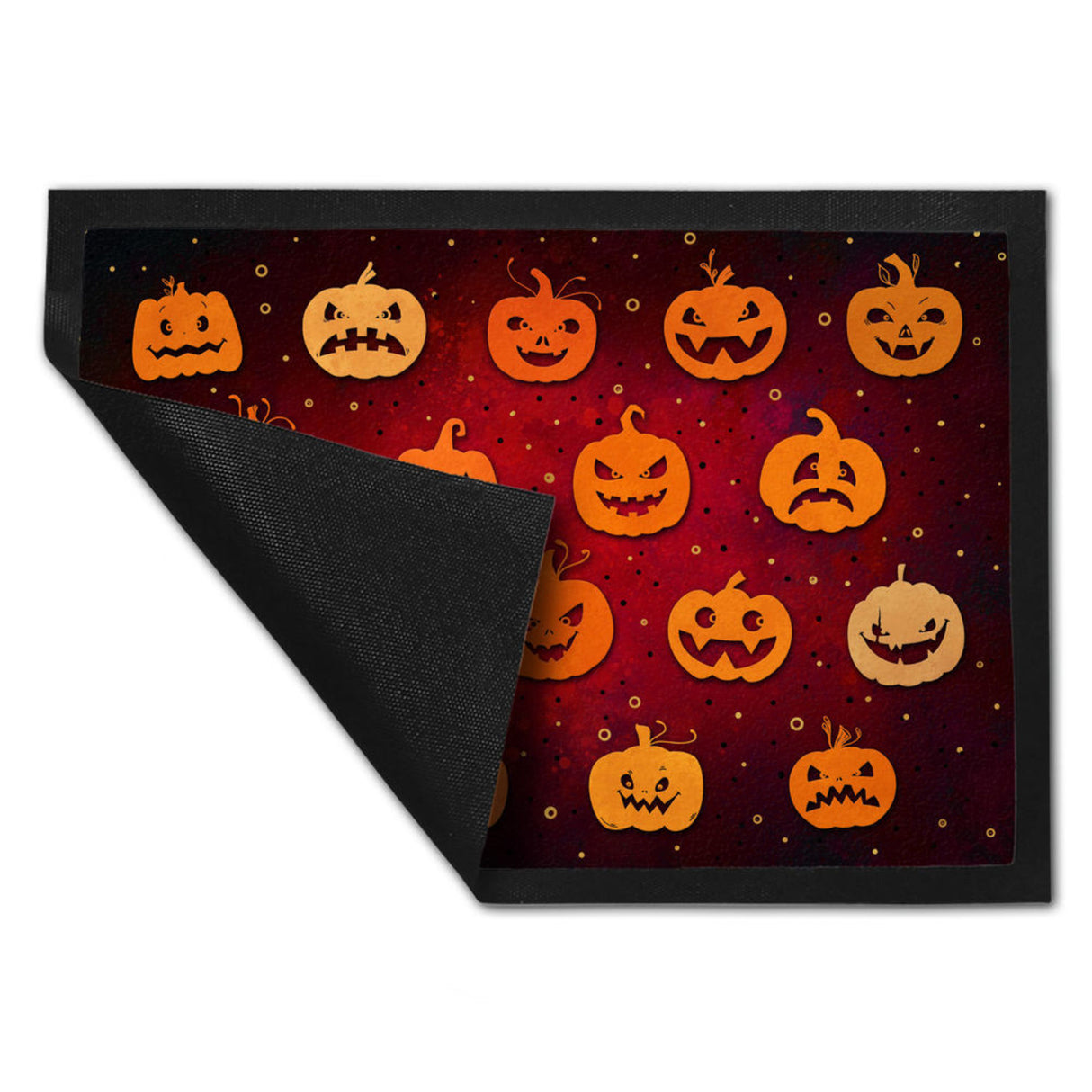 Kürbis Fußmatte Halloween Nacht Angst Schreck Hexe Zombie Blut Kinder