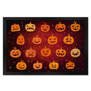 Kürbis Fußmatte Halloween Nacht Angst Schreck Hexe Zombie Blut Kinder