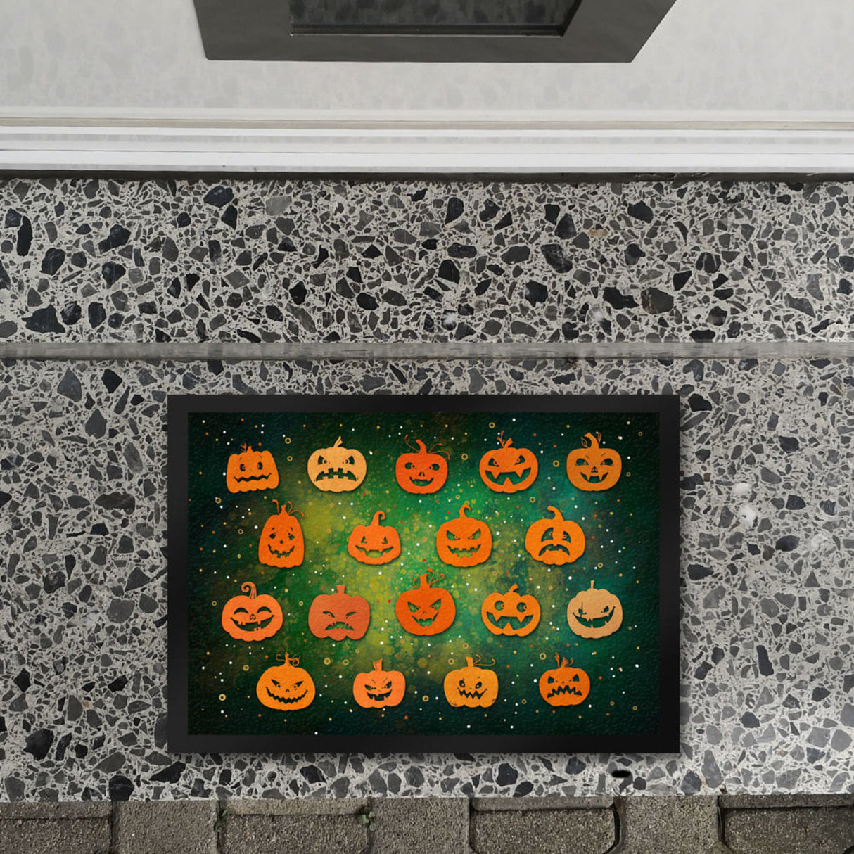 Kürbis Fußmatte Halloween Nacht Angst Schreck Hexe Zombie Blut Kinder