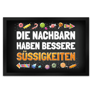 Die Nachbarn haben bessere Süßigkeiten Fußmatte Halloween Kinder Kind nacht Angst