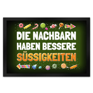 Die Nachbarn haben bessere Süßigkeiten Fußmatte Halloween Kinder Kind nacht Angst