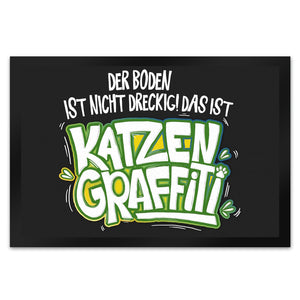 Katzengraffiti Fußmatte
