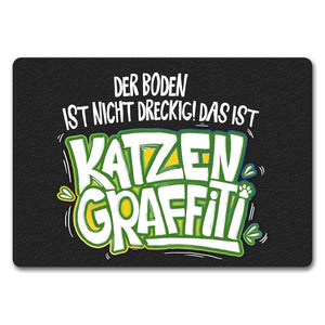 Katzengraffiti Fußmatte
