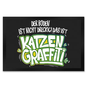 Katzengraffiti Fußmatte