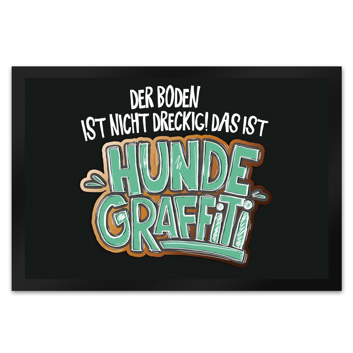 Hundegraffiti Fußmatte