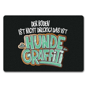 Hundegraffiti Fußmatte