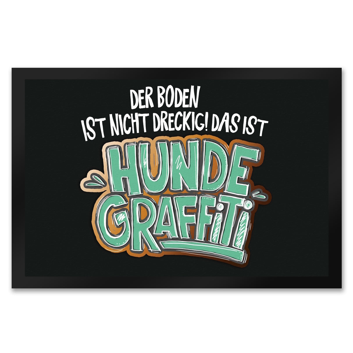 Hundegraffiti Fußmatte