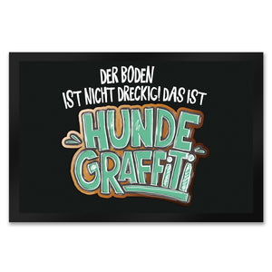 Hundegraffiti Fußmatte