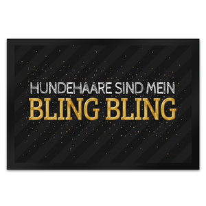 Hundehaare sind mein Bling Bling Fußmatte