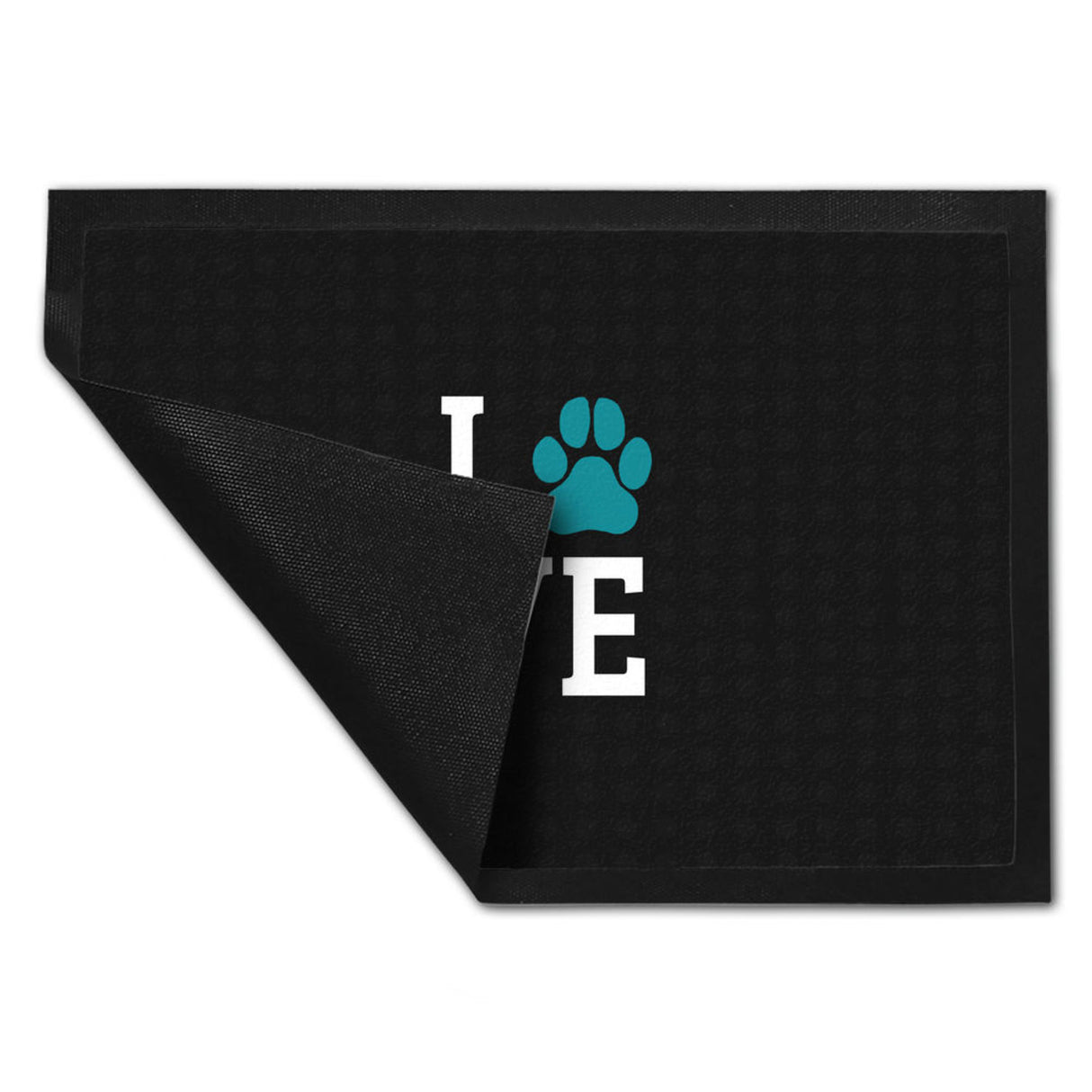 Love Fußmatte mit Pfote Motiv - Hund Hunde Familie wohnen Wohnung Liebe