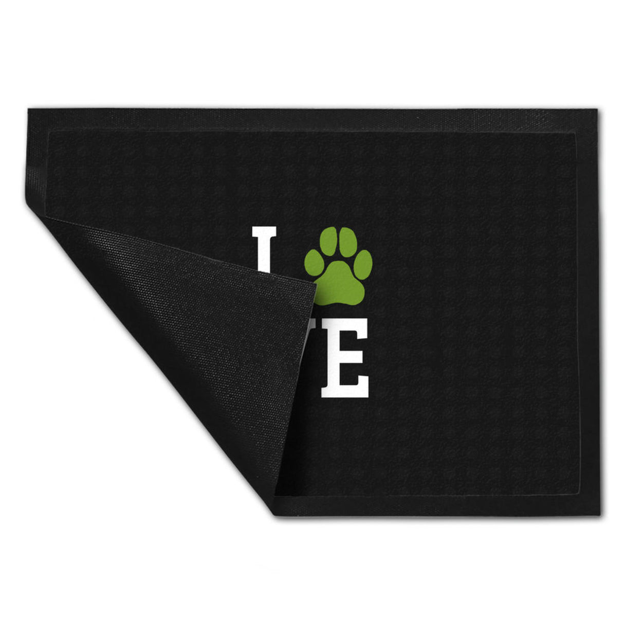 Love Fußmatte mit Pfote Motiv - Hund Hunde Familie wohnen Wohnung Liebe