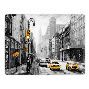 New York City Taxi Metallschild