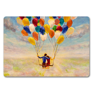 Luftballon Love and Life Fußmatte