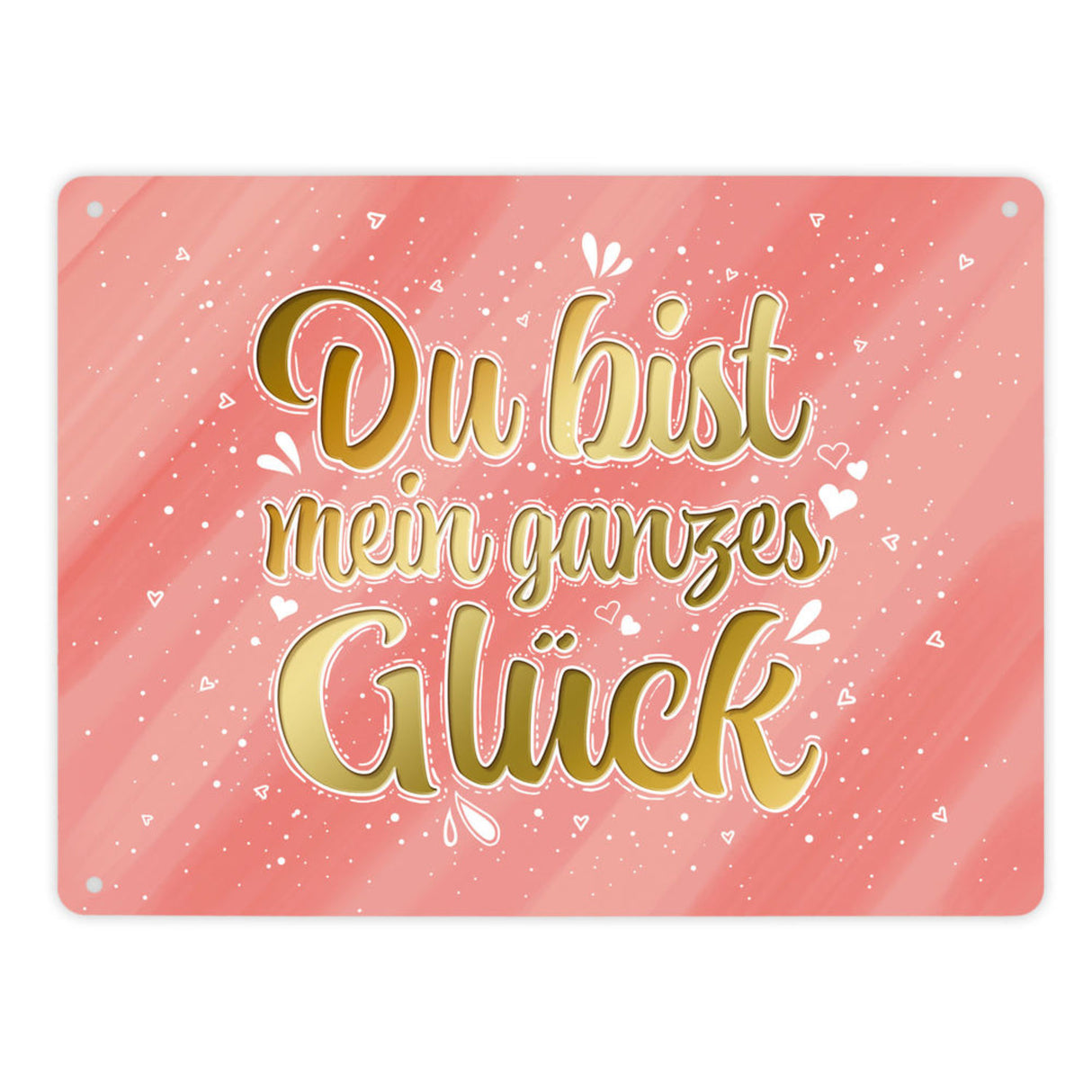 Liebes Spruch Metallschild - Valentinstag Liebe Glück Pärchen Herz Frau Mann Paar Ehe