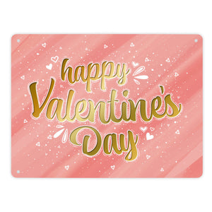 Liebes Spruch Metallschild - Valentinstag Liebe Glück Pärchen Herz Frau Mann Paar Ehe