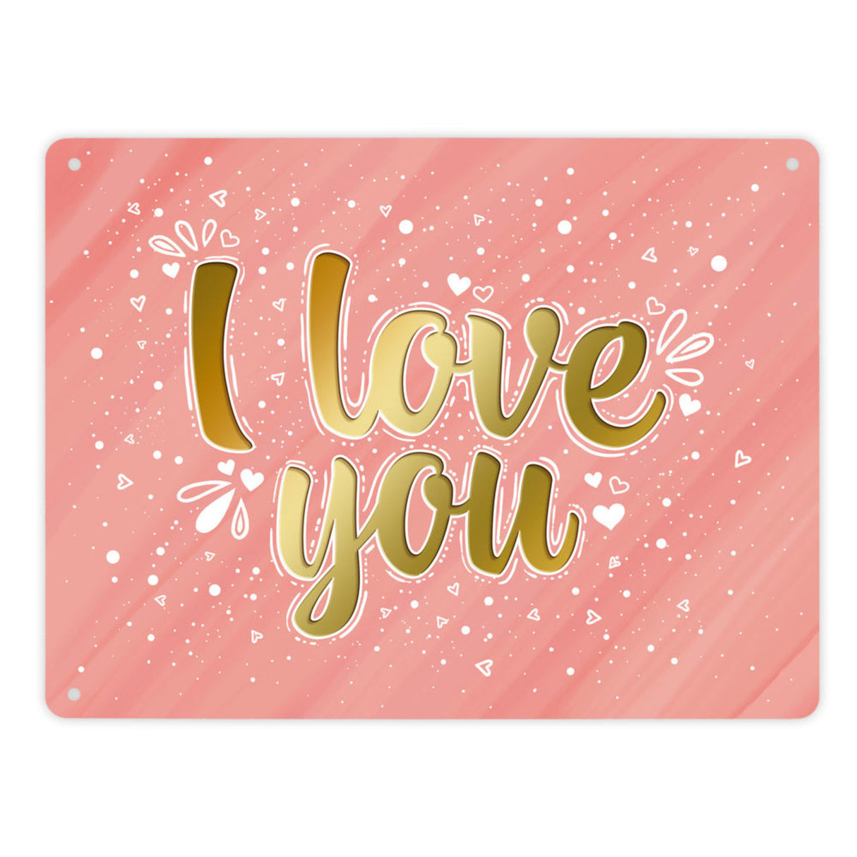Liebes Spruch Metallschild - Valentinstag Liebe Glück Pärchen Herz Frau Mann Paar Ehe