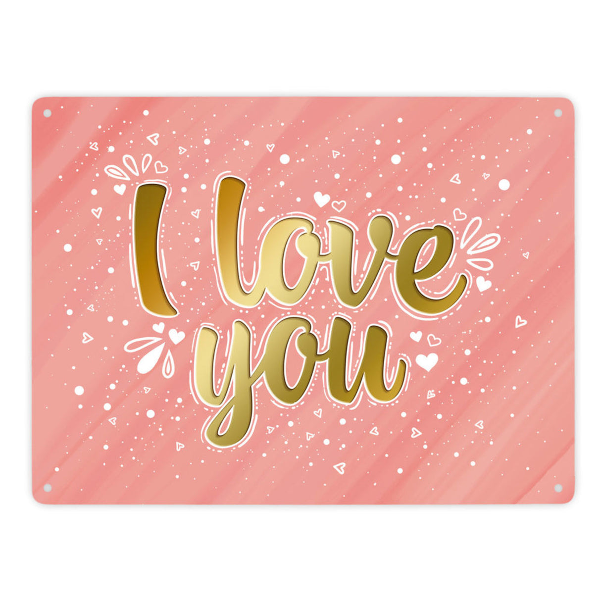 Liebes Spruch Metallschild - Valentinstag Liebe Glück Pärchen Herz Frau Mann Paar Ehe