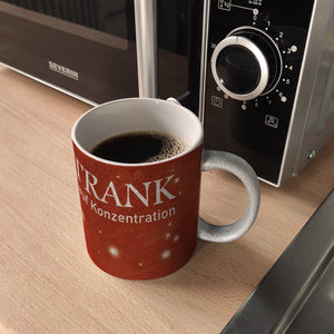 Kaffeebecher mit Heiltrank Motiv für alle Nerds und Geeks