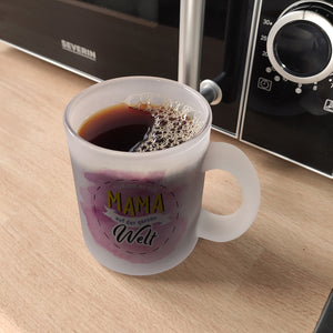 Für die beste Mama Kaffeebecher mit Wasserfarbenmotiv